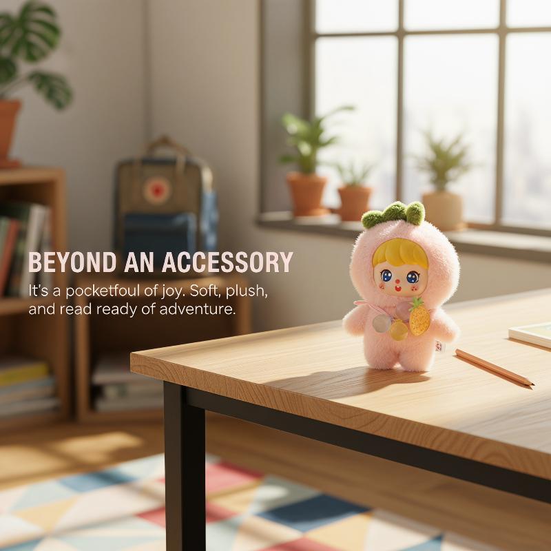Cute Fruit Plush Doll Keychain - Soft Plush Doll 评论和价格