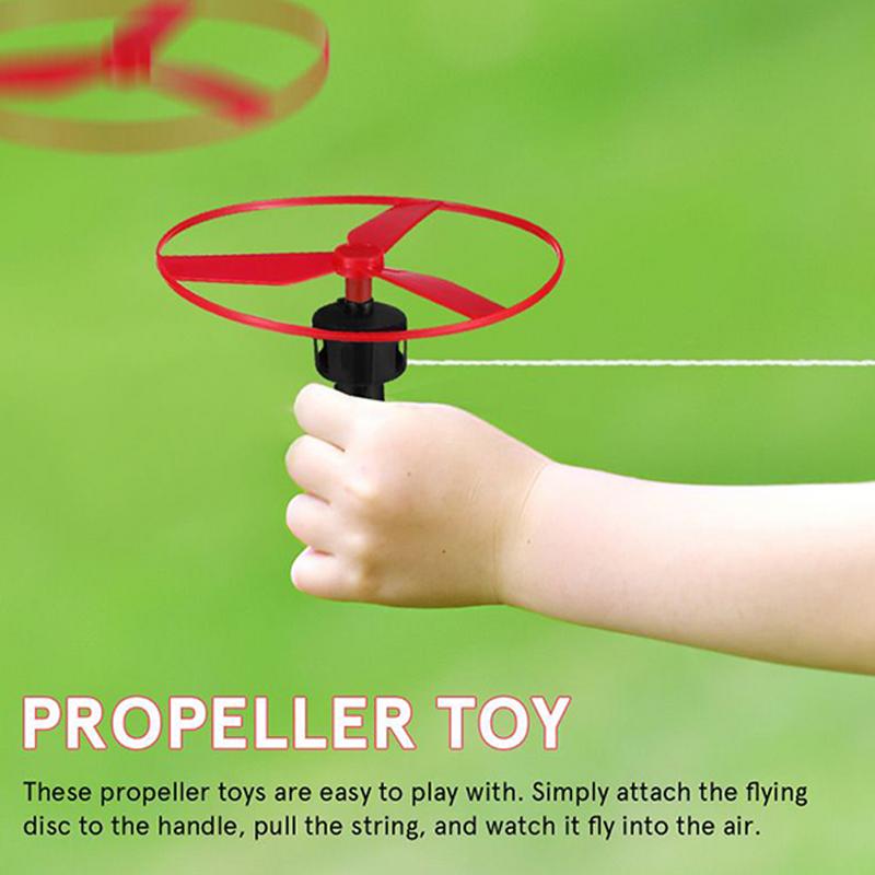 10 set Pull String Flying Disc - Kids Zip Toys 评论和价格