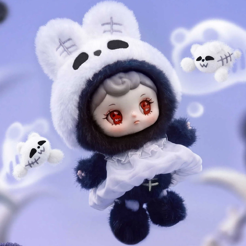 Tarti Skull Panda Vinyl Plush  - Soft Plush Doll 评论和价格