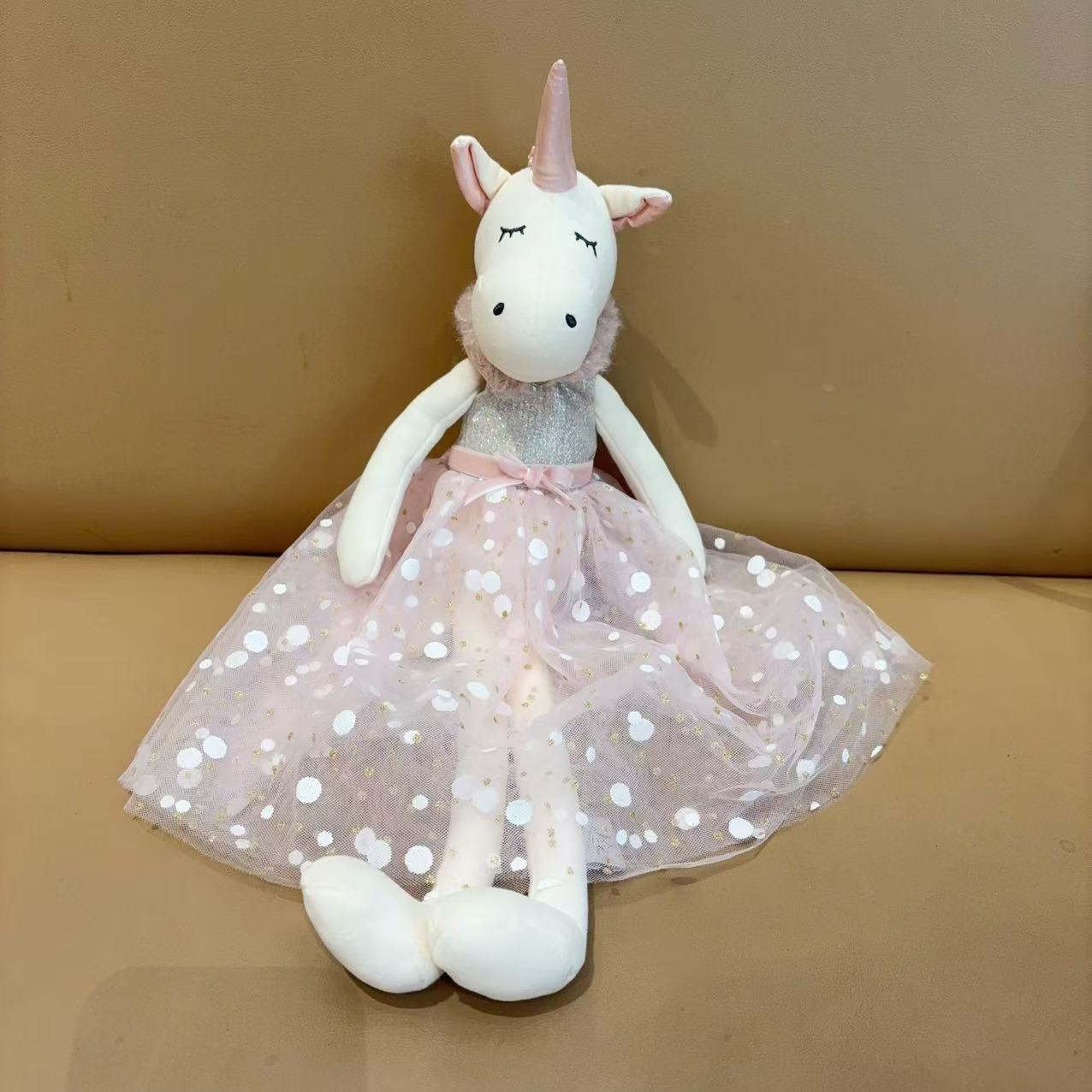38cm Pink Unicorn Plush Doll S - Unicorn Stuffed Toy 评论和价格