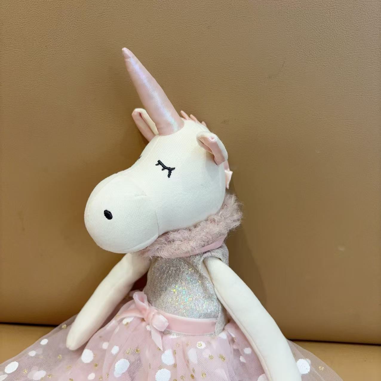 38cm Pink Unicorn Plush Doll S - Unicorn Stuffed Toy 评论和价格