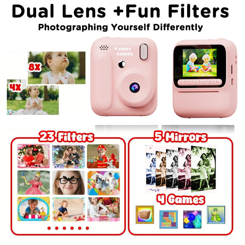 Kids Instant Color Printing Ca - Toys For Kids Video 评论和价格