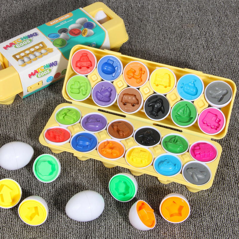 Eggs Screws 3D Puzzle Montesso - Kids Toys 2 Year Old 评论和价格