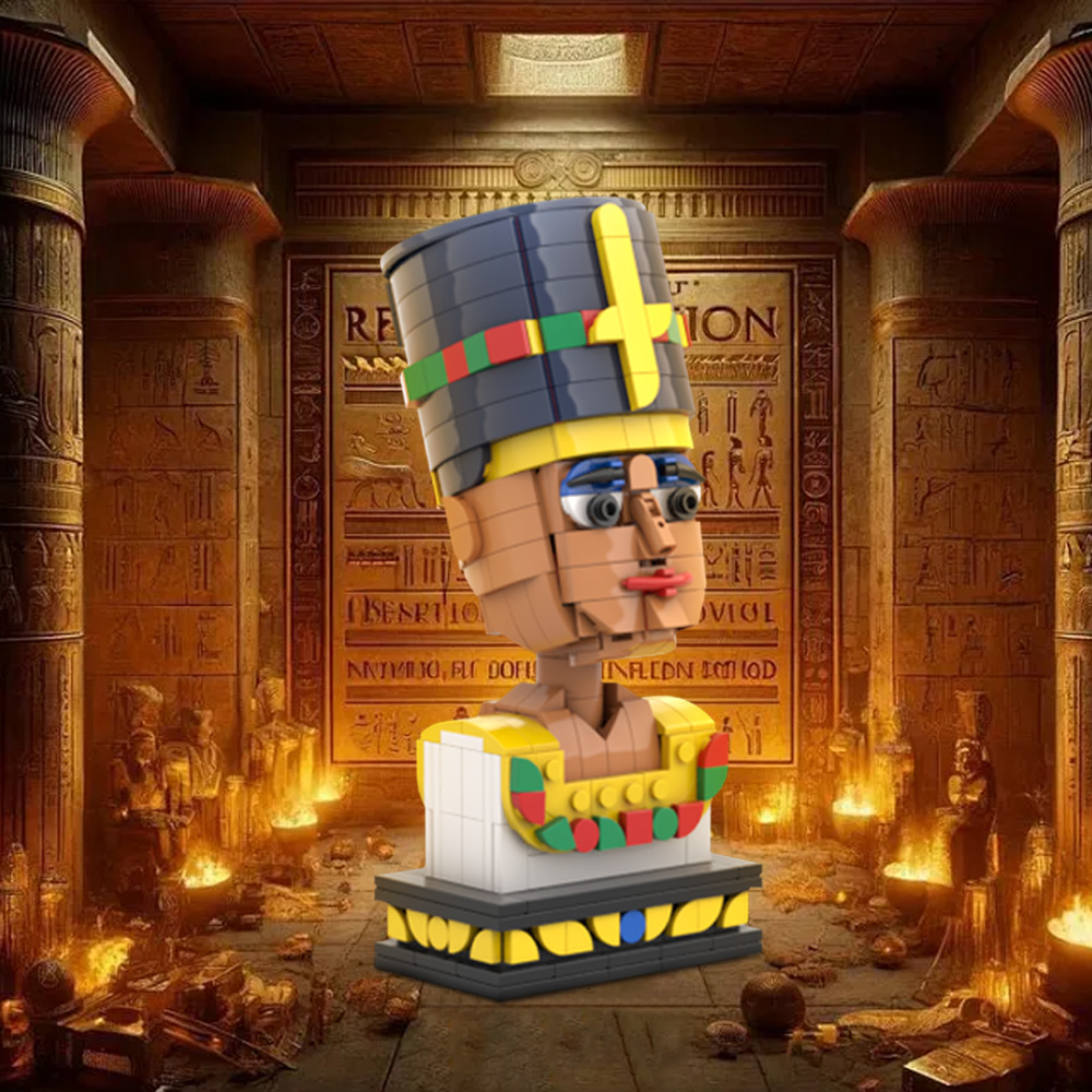 MOC Nefertiti Egypt queen Buil - Kids Toys Egypt 评论和价格
