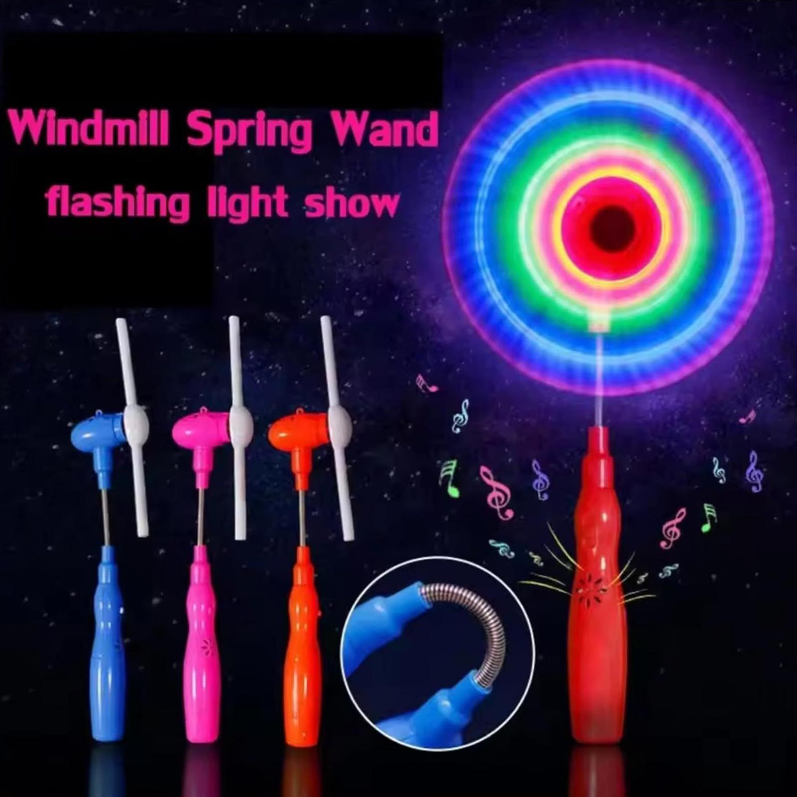 Handheld LED Music Windmill St - Kids Yard Toys 评论和价格