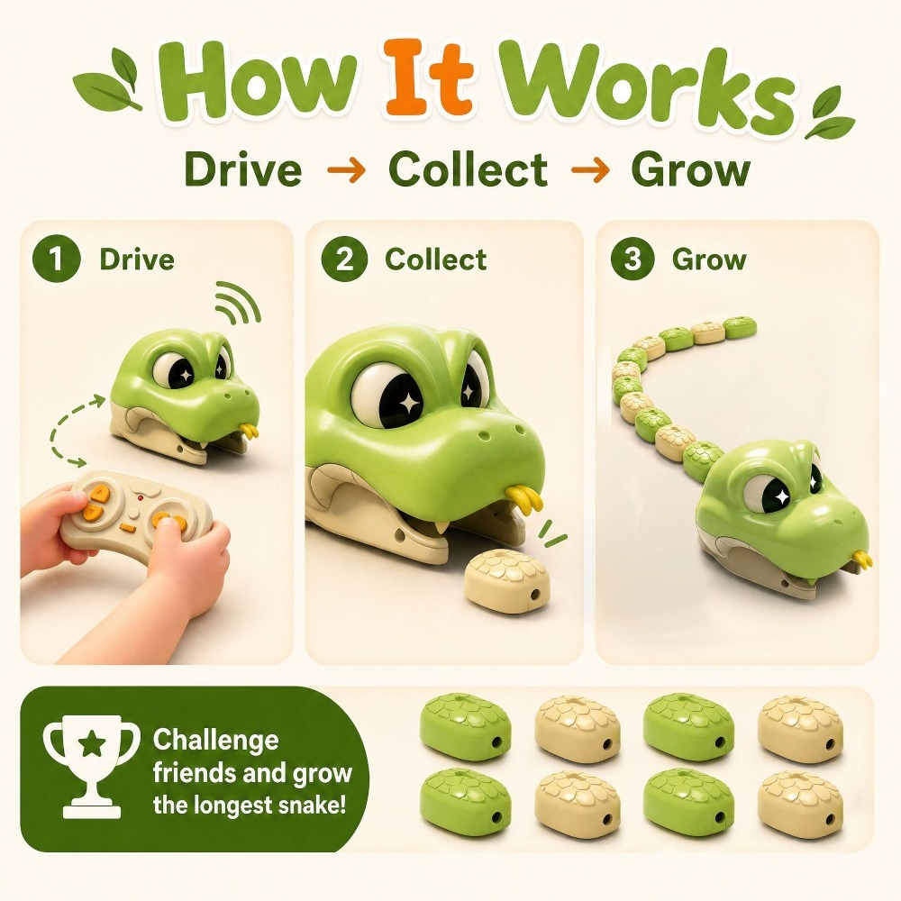 Remote Controlled Greedy Snake - Remote Control Car 评论和价格