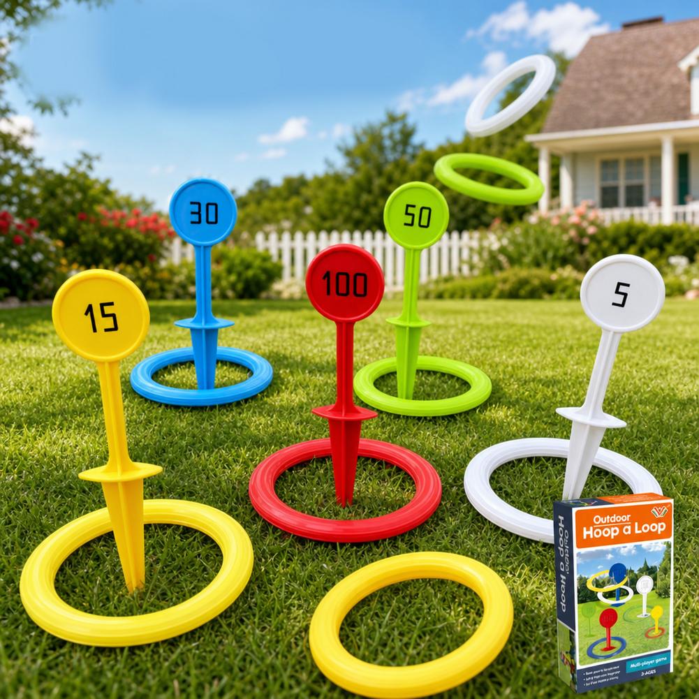 Kids Plastic Ring Toss Game Se - Kids Yard Toys 评论和价格