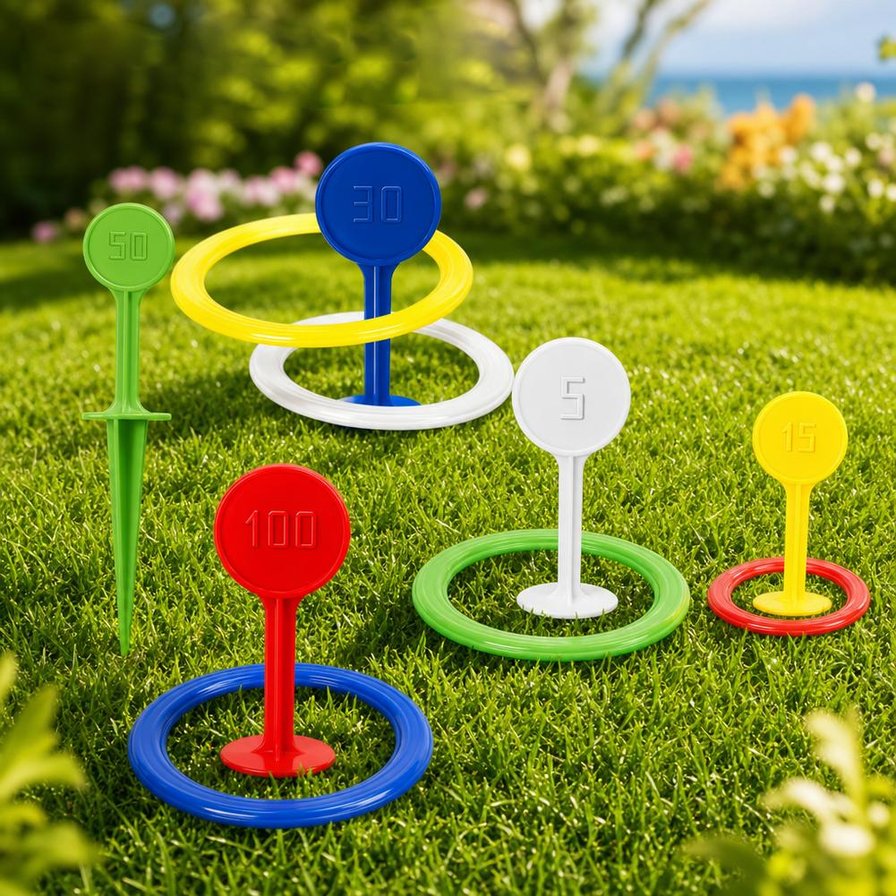 Kids Plastic Ring Toss Game Se - Kids Yard Toys 评论和价格
