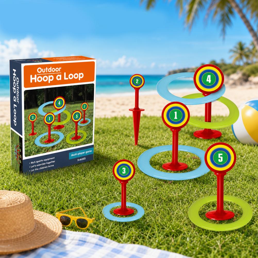 Kids Plastic Ring Toss Game Se - Kids Yard Toys 评论和价格