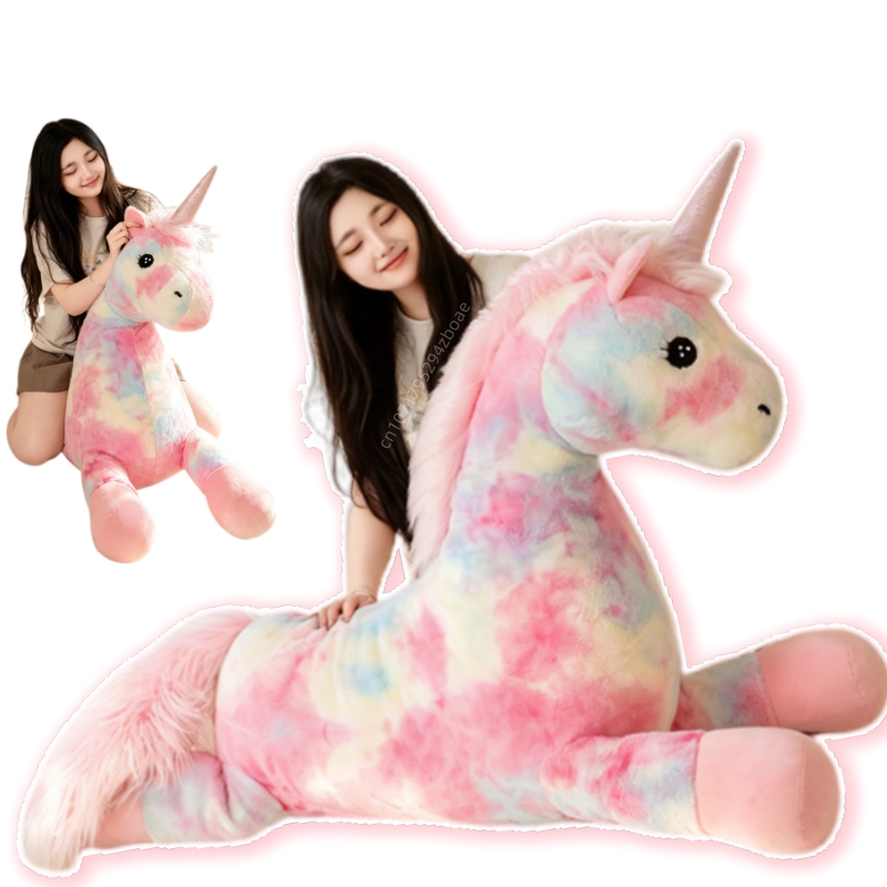 70cm Cute Beautiful Rainbow Un - Unicorn Stuffed Toy 评论和价格