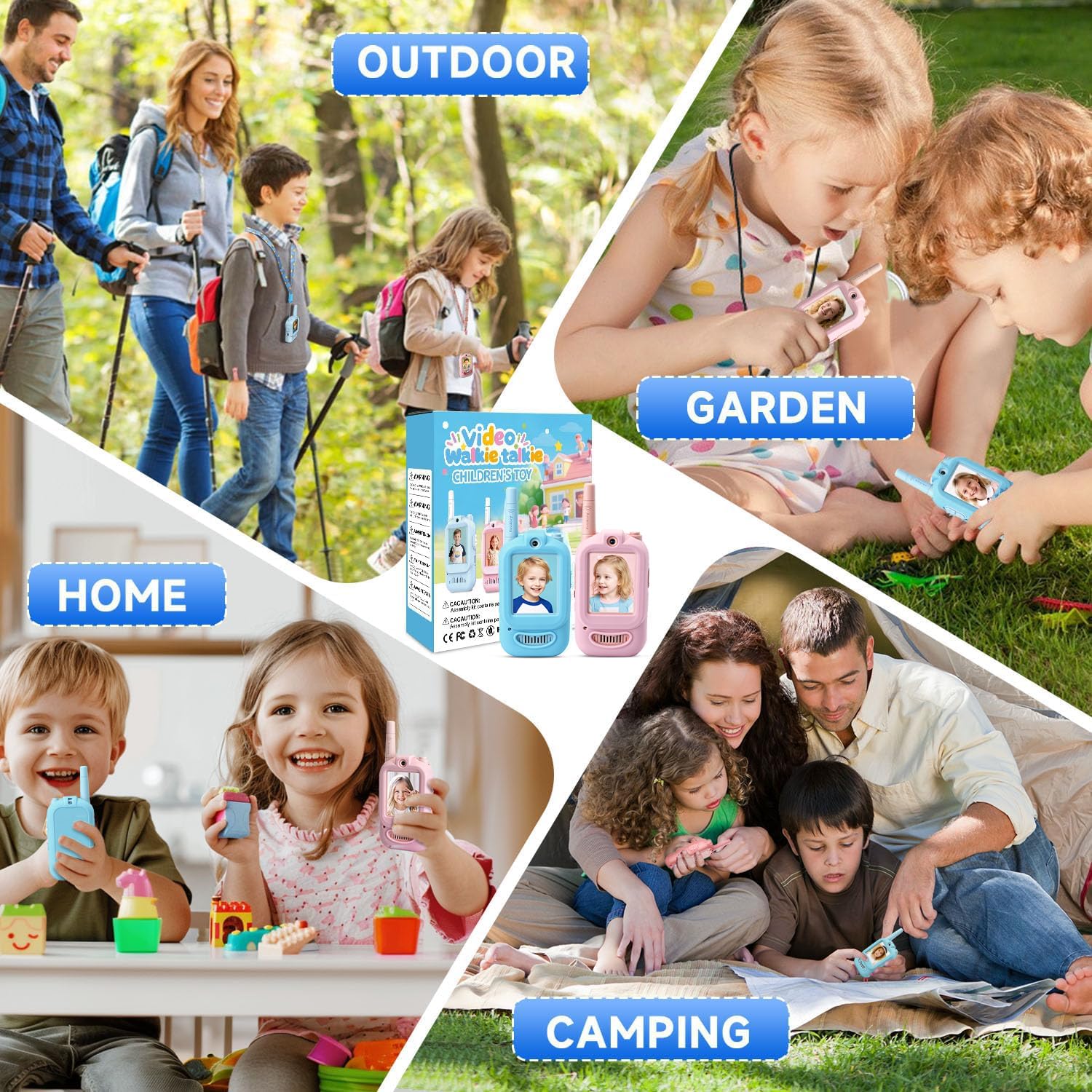 Kids Video Walkie Talkies, 2 P - Toys For Kids Video 评论和价格