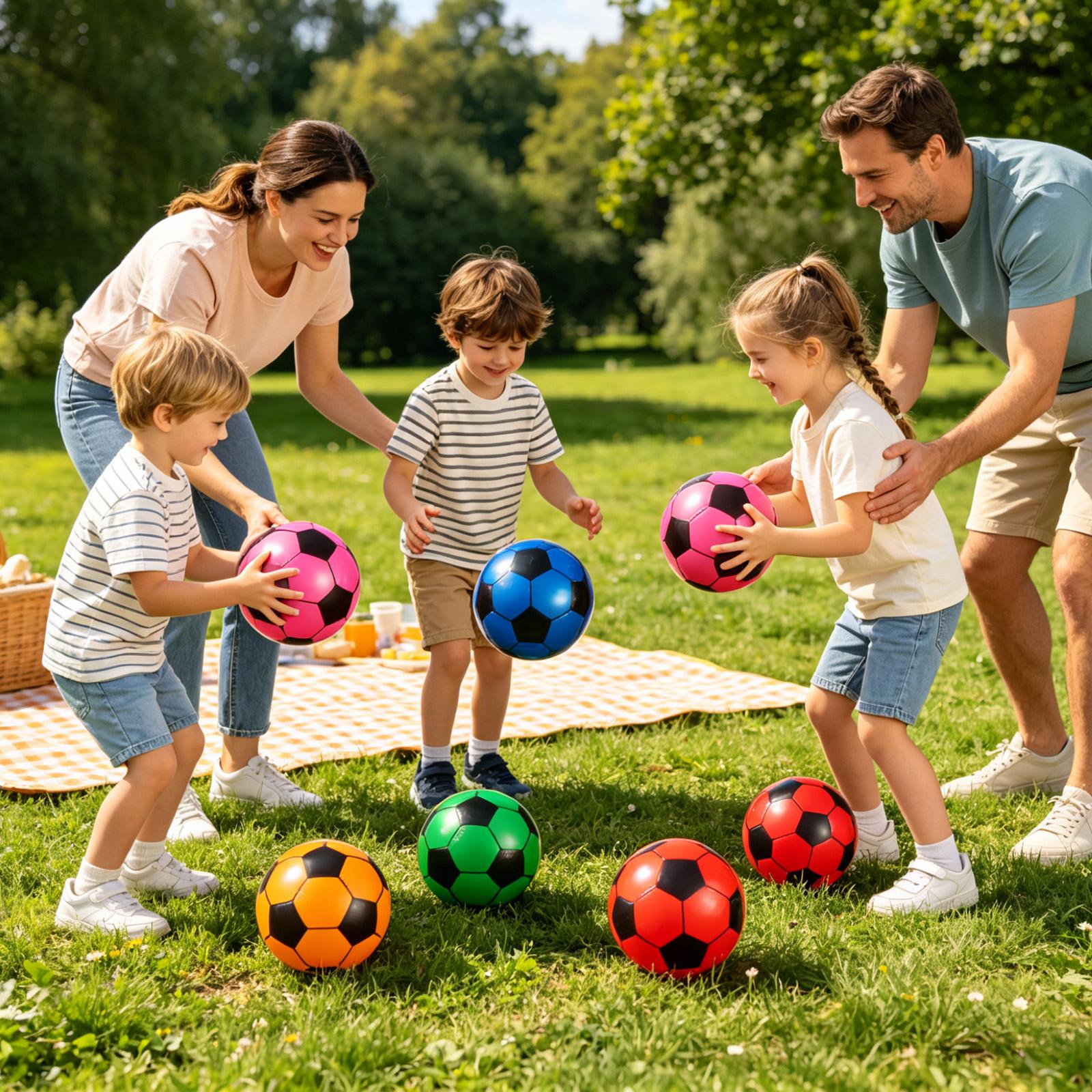 Soccer Ball Inflatable 6 Piece - Kids Yard Toys 评论和价格