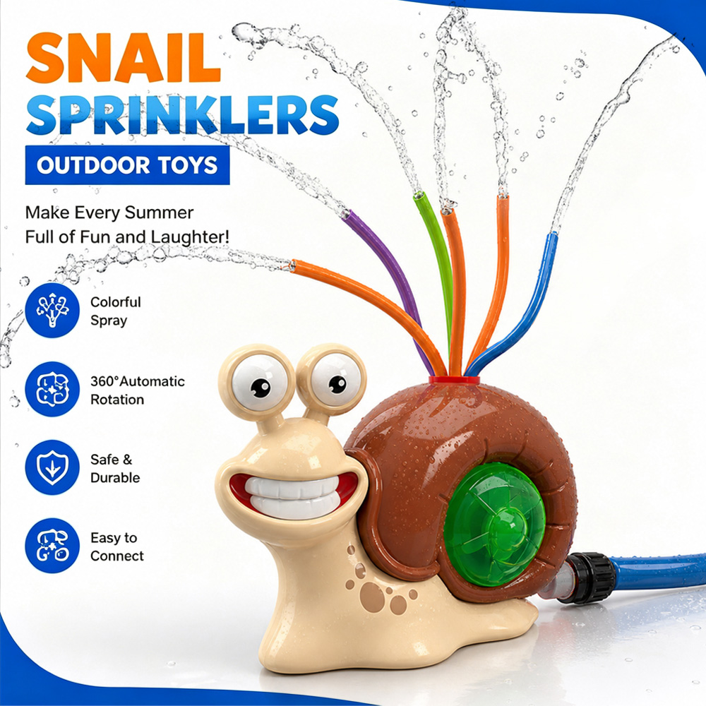 Water Spray Outdoor Toy Snail  - Kids Yard Toys 评论和价格